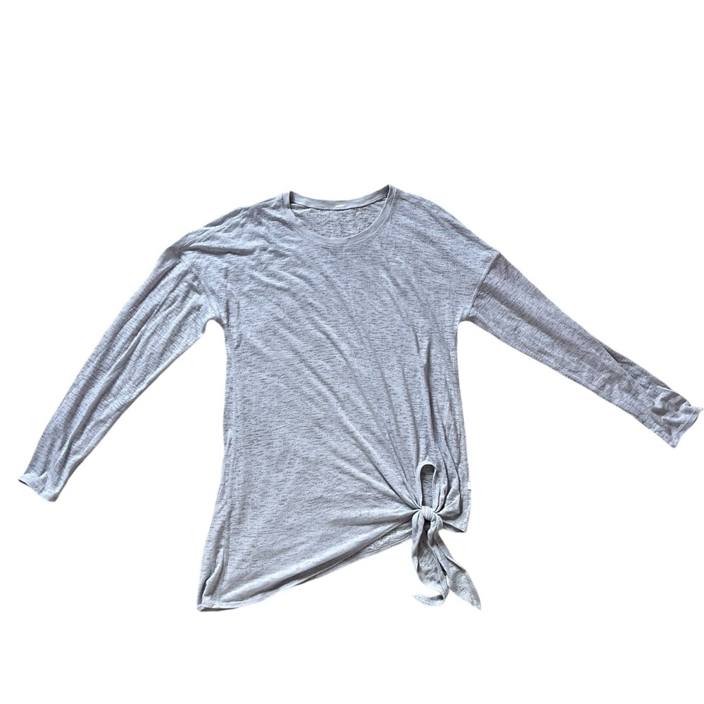 Lululemon T Shirt Pullover Coverup Women's L Sheer Top Workout Yoga Gym ✅